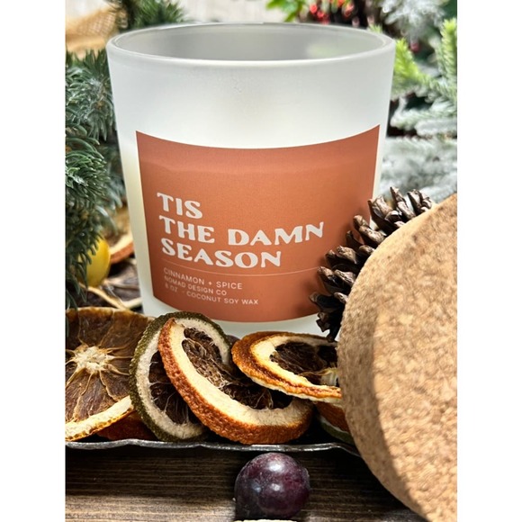 Tis The Damn Season Jar Candle 8 oz - Picture 4 of 12